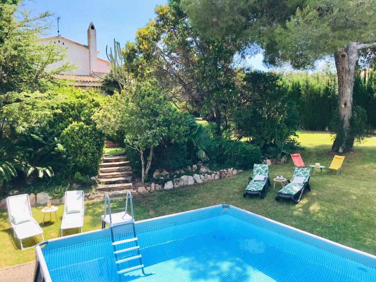 Casa Mediterranea Con Gran Jardin Y Piscina A 500 M De La Playa Roda de Bará Kültér fotó