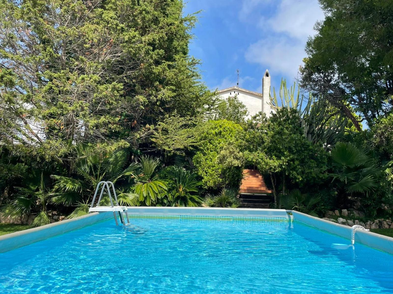 Casa Mediterranea Con Gran Jardin Y Piscina A 500 M De La Playa Roda de Bará Kültér fotó