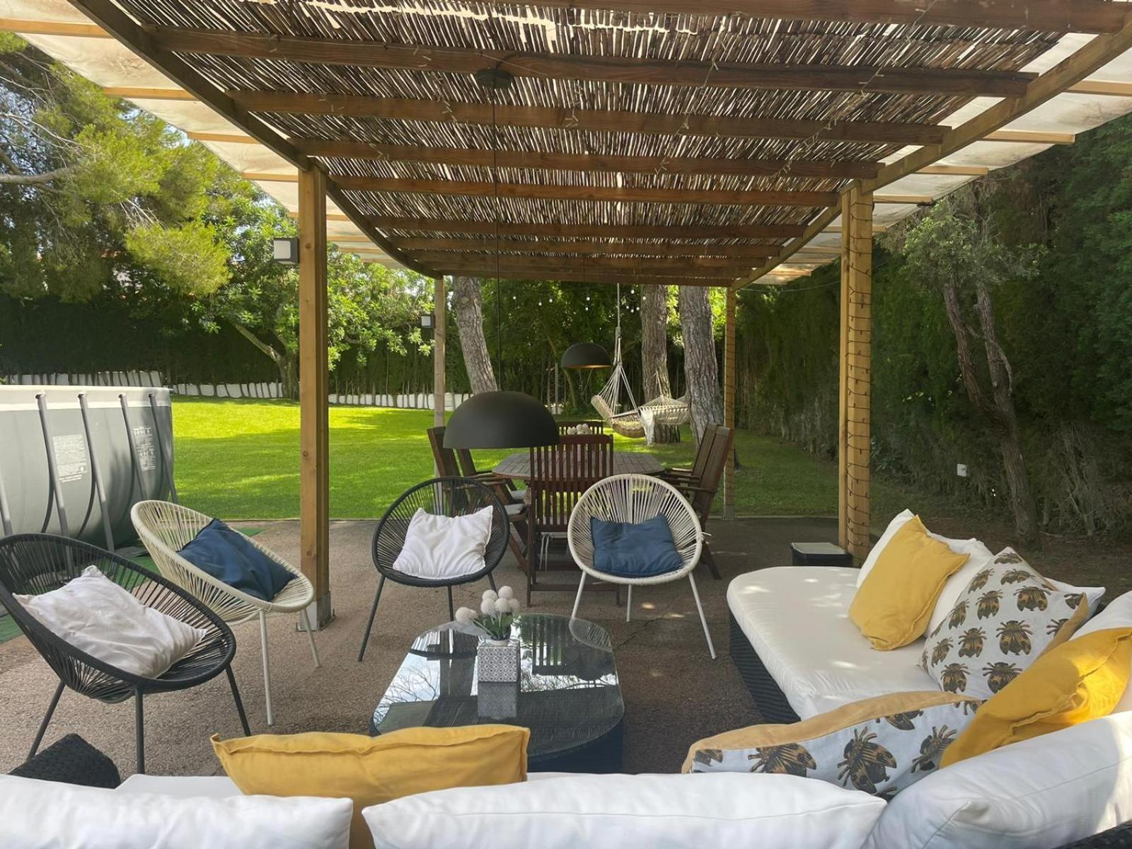 Casa Mediterranea Con Gran Jardin Y Piscina A 500 M De La Playa Roda de Bará Kültér fotó