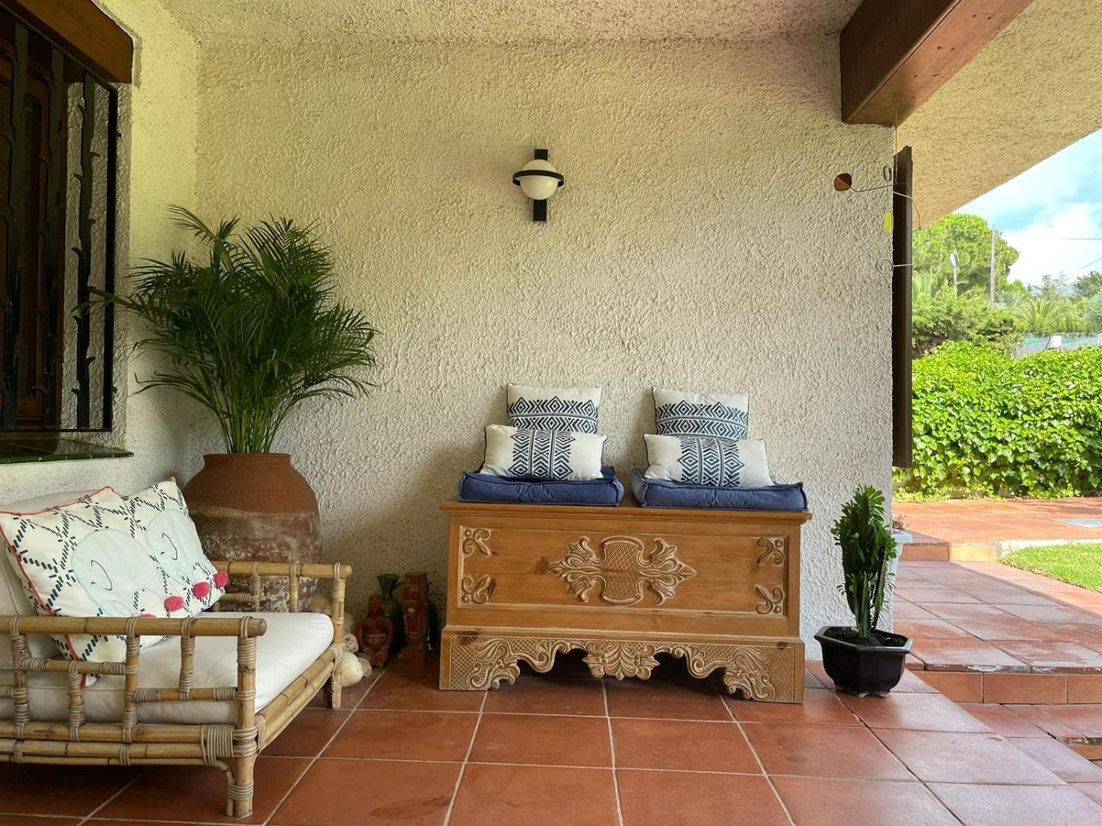 Casa Mediterranea Con Gran Jardin Y Piscina A 500 M De La Playa Roda de Bará Kültér fotó
